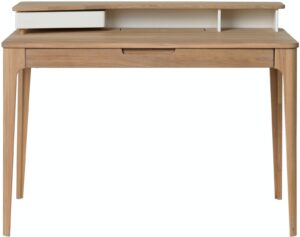 Amalfi, Skrivebord, Egetræ by Unique Furniture (H: 90 cm. x B: 60 cm. x L: 120 cm., Natur)