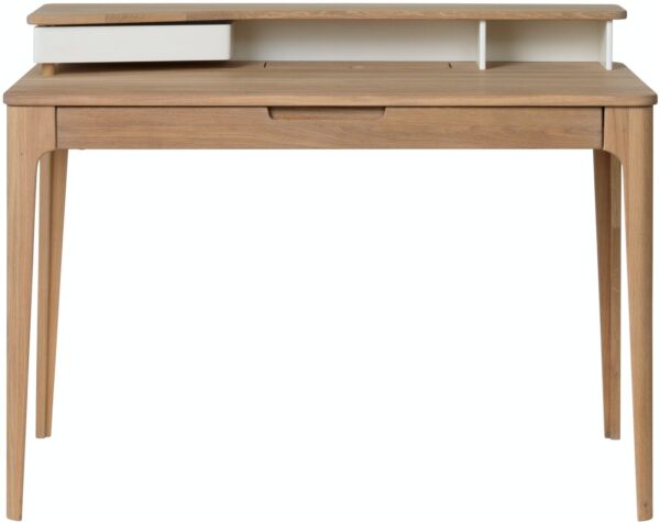 Amalfi, Skrivebord, Egetræ by Unique Furniture (H: 90 cm. x B: 60 cm. x L: 120 cm., Natur)