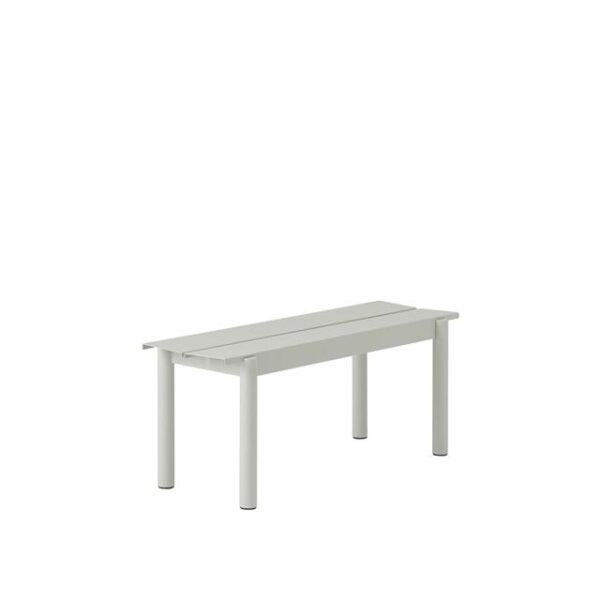 Muuto Linear Steel Bænk 110 X 34 cm Grå