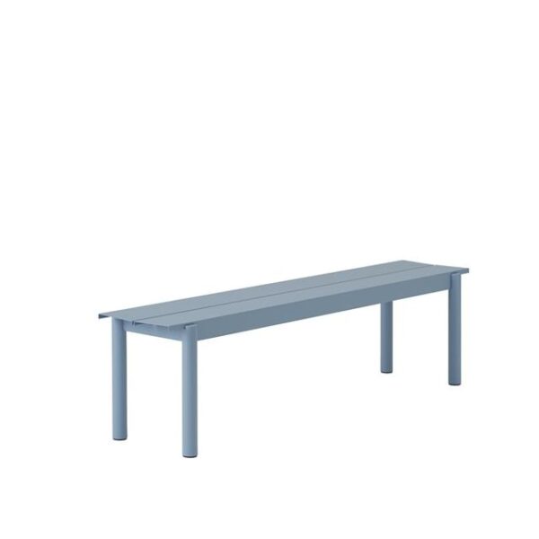 Muuto Linear Steel Bænk 170 X 34 cm Pale Blue