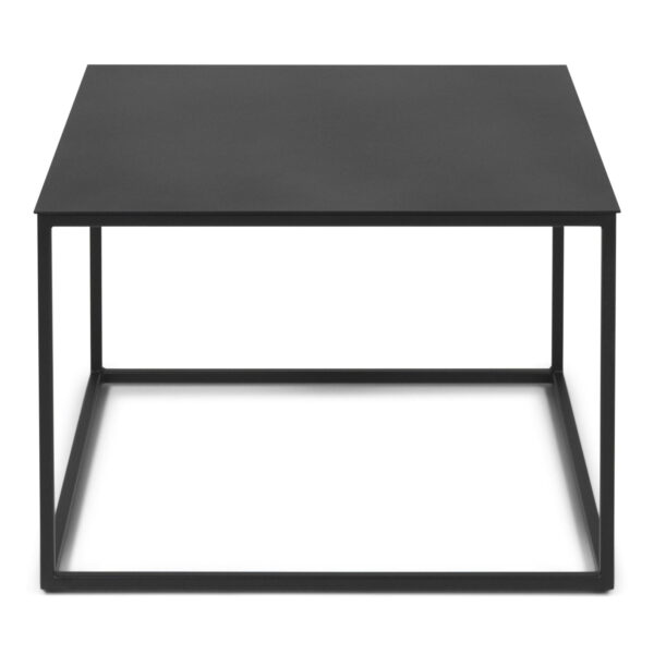 SPINDER DESIGN Store sofabord - sort stål (60x60)