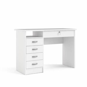 Tvilum Function Plus skrivebord - 109,3 cm - Hvid