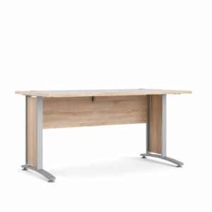 Tvilum Prima Komb. skrivebord - 150 cm - Eg struktur & Metal