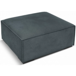 Agawa puf til sofa i polyester 100 x 100 cm - Blågrå