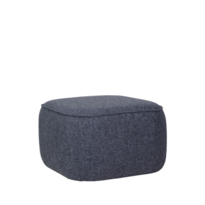 Cube - Puf i polyester, grå