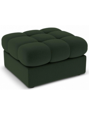 Justin puf til sofa i polyester 60 x 60 cm - Mørkegrøn