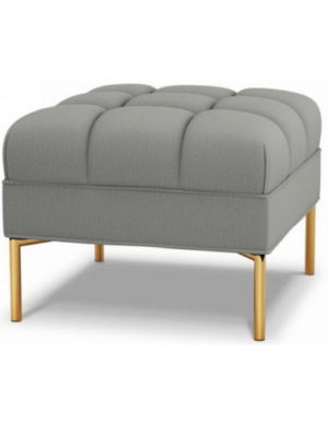 Karoo puf til sofa i polyester 60 x 60 cm - Guld/Grå