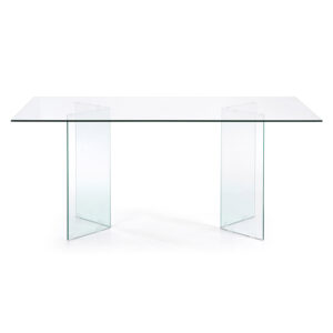 LAFORMA Burano spisebord - klar glas (180x90)