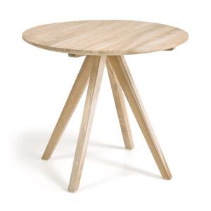 LAFORMA Maial spisebord, rund - natur teaktræ Ø90)