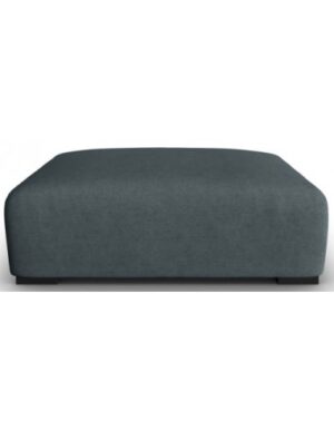 Lina puf til sofa i polyester B117 x D102 cm - Blågrå