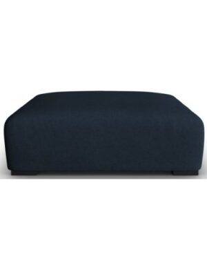 Lina puf til sofa i polyester B117 x D102 cm - Mørkeblå