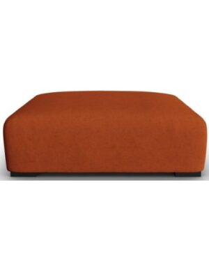 Lina puf til sofa i polyester B117 x D102 cm - Terracotta