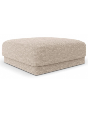 Miley puf til sofa i chenille B85 x D85 cm - Beige