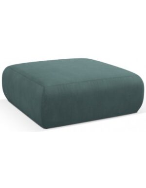 Molino puf til sofa i polyester B100 x D100 cm - Havgrøn