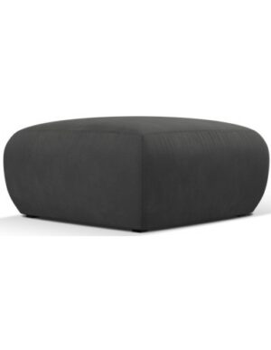 Molino puf til sofa i polyester B75 x D75 cm - Mørkegrå