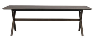ROWICO Calverton spisebord, m. udtræk - brun egefiner og eg (230x95)