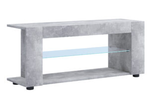 VCM NORDIC Plexalo XL TV-bord, m. 1 glashylde - grå træ (110x30)