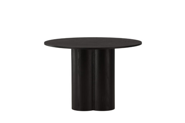 VENTURE DESIGN Olivia spisebord, rund - sort finér (Ø110)