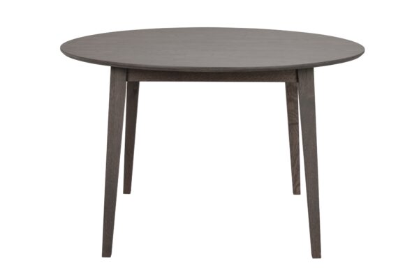 ROWICO Filippa spisebord, inkl. tillægsplade - mørkebrun eg (120(165)x120)