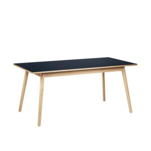 FDB Møbler - C35B spisebord i eg/sort