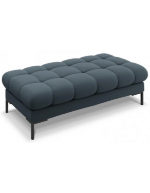 Mamaia puf til sofa i polyester 133 x 62 cm - Sort/Blå