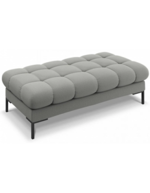 Mamaia puf til sofa i polyester 133 x 62 cm - Sort/Grå