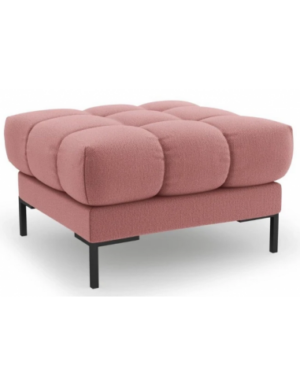 Mamaia puf til sofa i polyester 60 x 60 cm - Sort/Pink