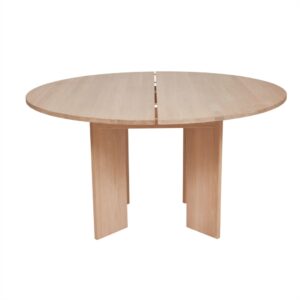 OYOY LIVING Kotai spisebord, rund - hvidpigmenteret egetræ (Ø140)