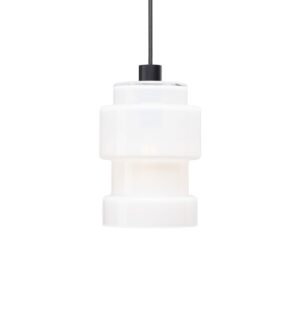 Axle pendel glasskærm small, opal white