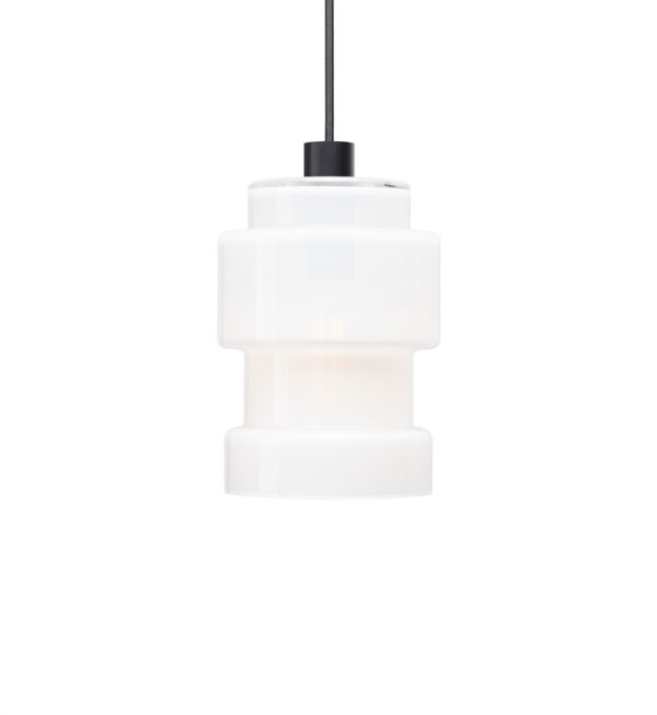 Axle pendel glasskærm small, opal white