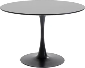 KARE DESIGN Schickeria sofabord, rund - sort MDF og sort stål (Ø110)