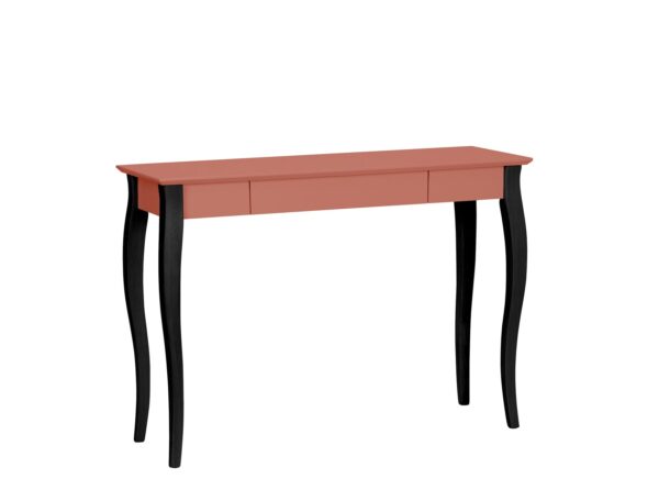 LILLO Skrivebord 105x40cm Sorte Ben / Antik pink