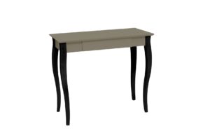 LILLO Skrivebord 85x40cm Sorte Ben / Brun