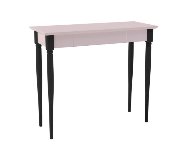 MAMO Skrivebord 85x40 cm Sorte Ben / Pink