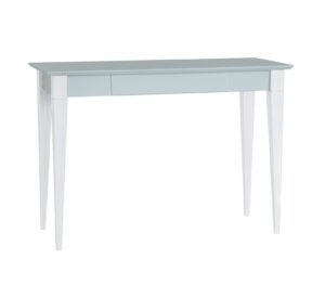 MIMO Skrivebord - 105x35cm Hvide Ben / Mørkegrå