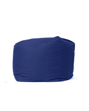 NORDVÄRK udendørs puf, kvadratisk - blå polyester (45x45)